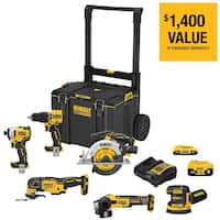 DEWALT 20-Volt MAX ToughSystem Lithium-Ion 6-Tool Cordless Combo Kit Deals