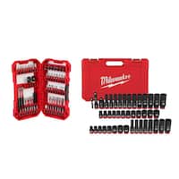 Milwaukee SHOCKWAVE Screw Driver Bit Set + Socket Set 113-Pcs Deals