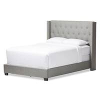Baxton Studio Katherine Transitional Upholstered King Size Bed Deals